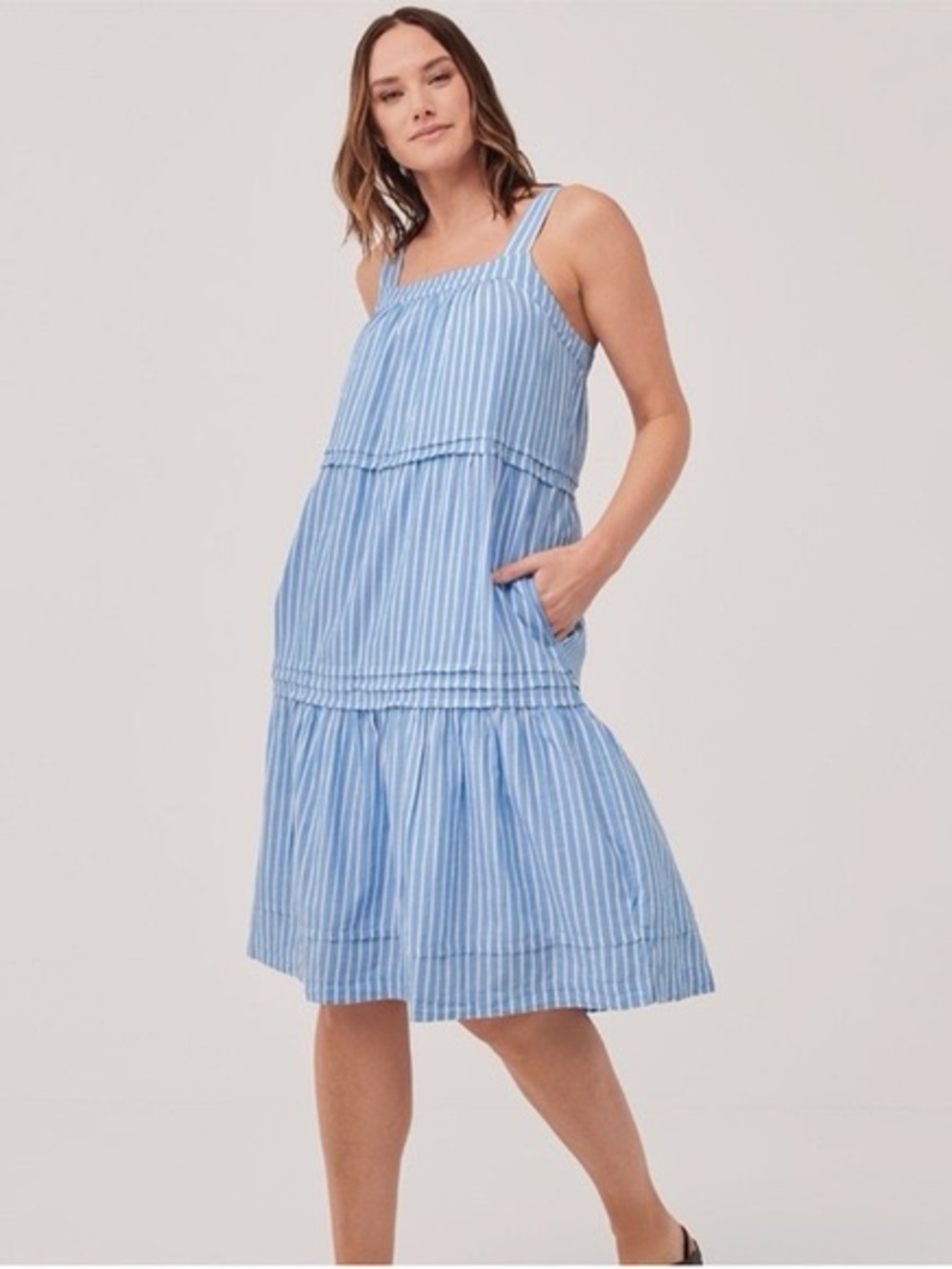 PACT Women's Organic The Sunset Easy Cami Dress